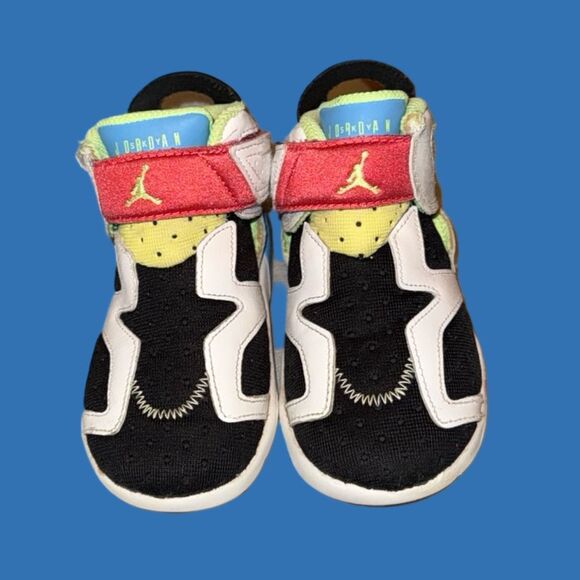 2016 Baby Air Jordan 6 Retro Little Flex 'Multi White' CT4417-103 High Top 5C - Picture 2 of 9